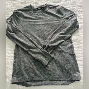 Nike Gray Long Sleeve Running Shirt
